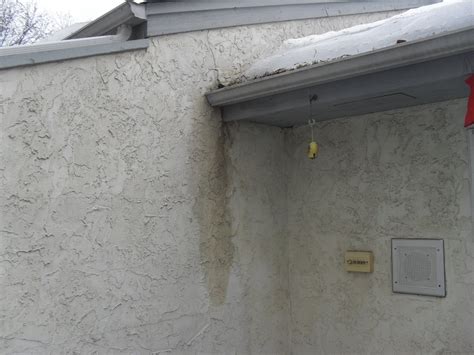 stucco damage from water